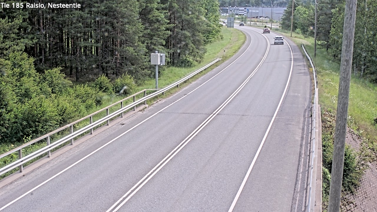 Weather Camera Image Väg 185 Raisio, Nesteentie, Raisio, Varsinais-Suomi