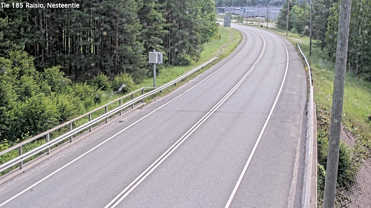 Weather Camera Image Väg 185 Raisio, Nesteentie, Raisio, Varsinais-Suomi