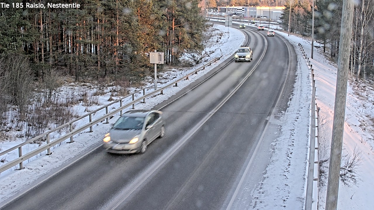 Weather Camera Image Väg 185 Raisio, Nesteentie, Raisio, Varsinais-Suomi