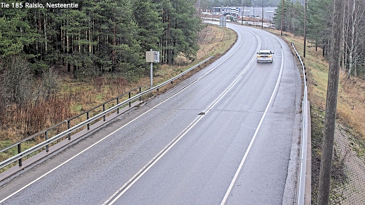 Weather Camera Image Väg 185 Raisio, Nesteentie, Raisio, Varsinais-Suomi