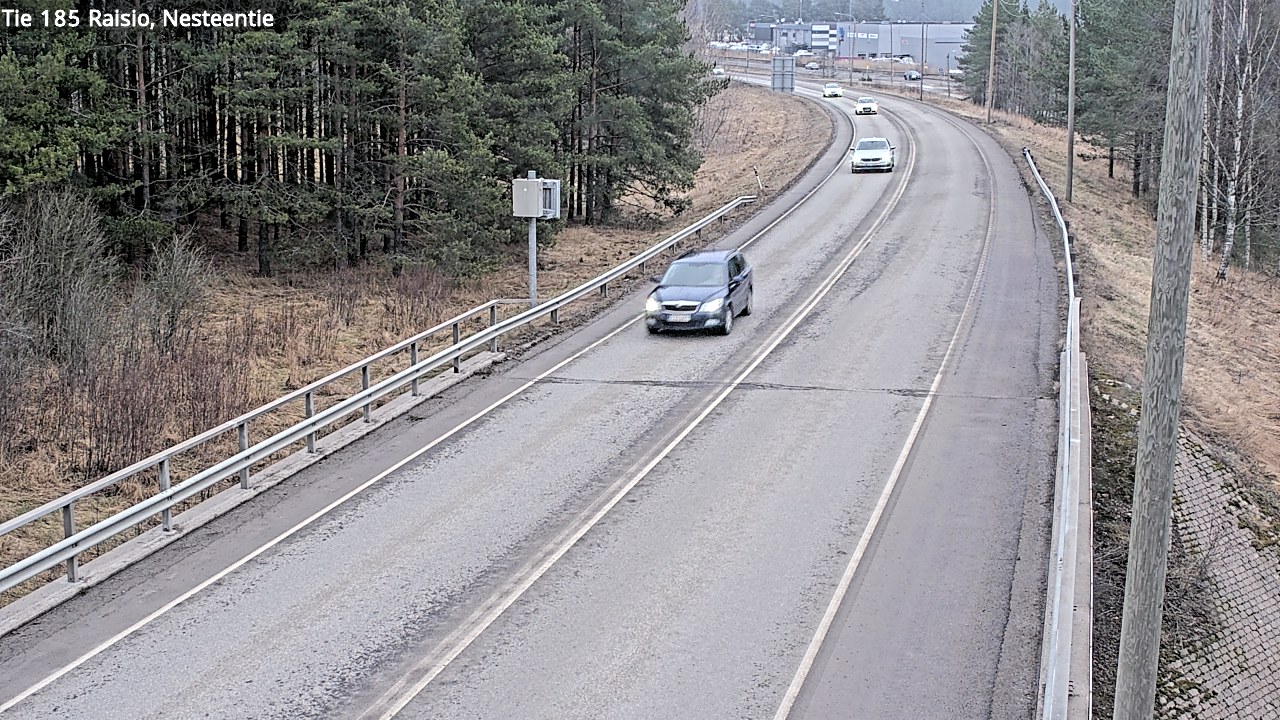 Weather Camera Image Väg 185 Raisio, Nesteentie, Raisio, Varsinais-Suomi