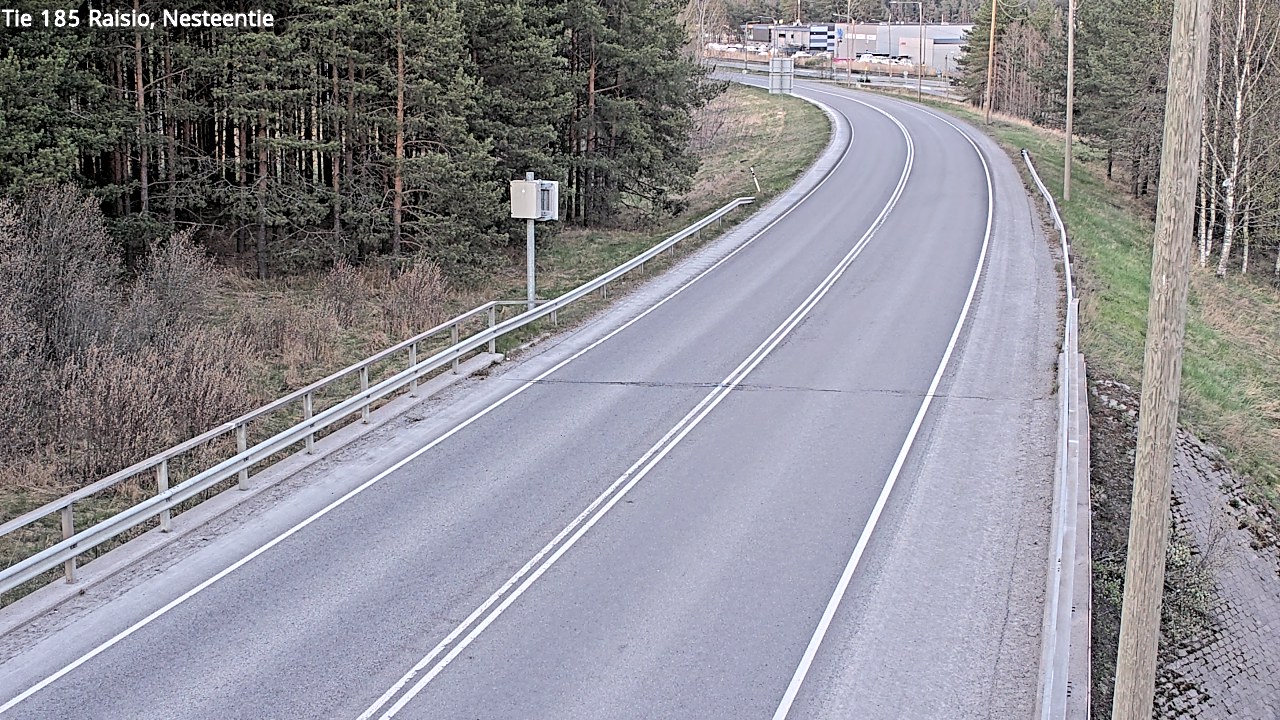 Weather Camera Image Road 185 Raisio, Nesteentie, Raisio, Varsinais-Suomi