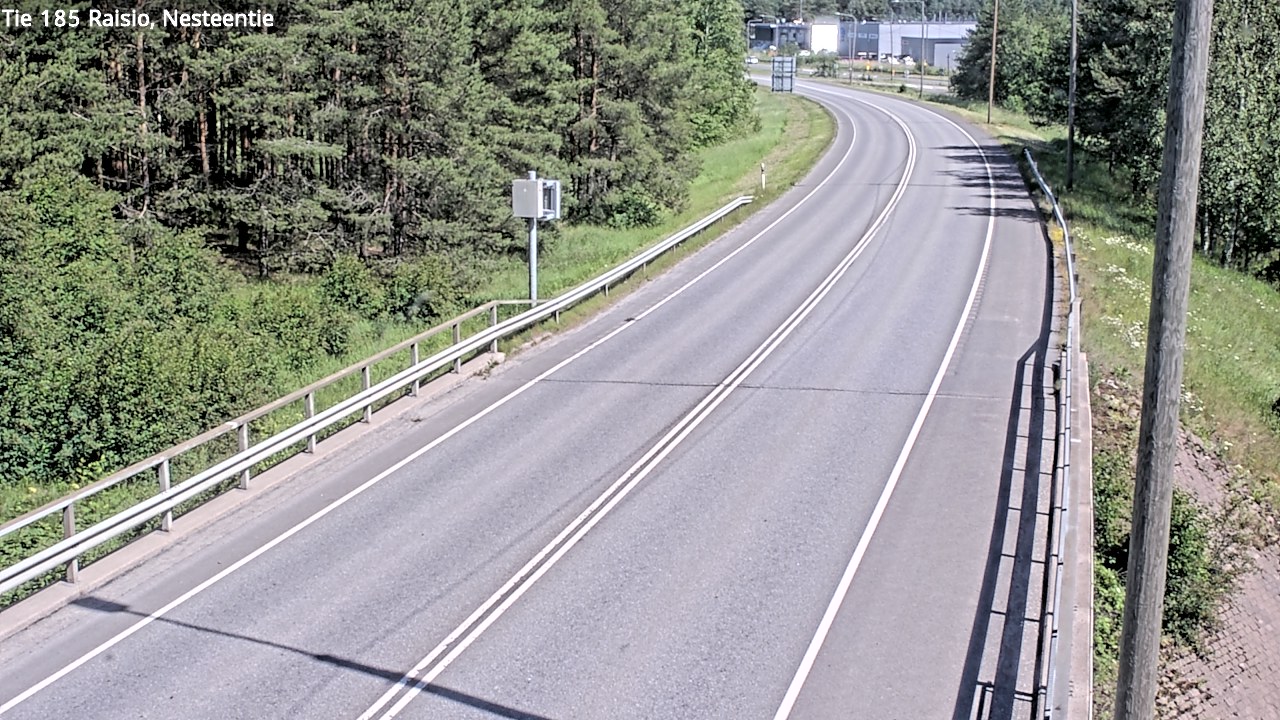 Weather Camera Image Road 185 Raisio, Nesteentie, Raisio, Varsinais-Suomi