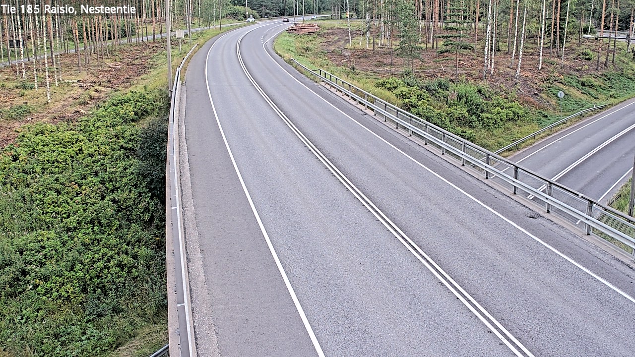 Weather Camera Image Road 185 Raisio, Nesteentie, Raisio, Varsinais-Suomi