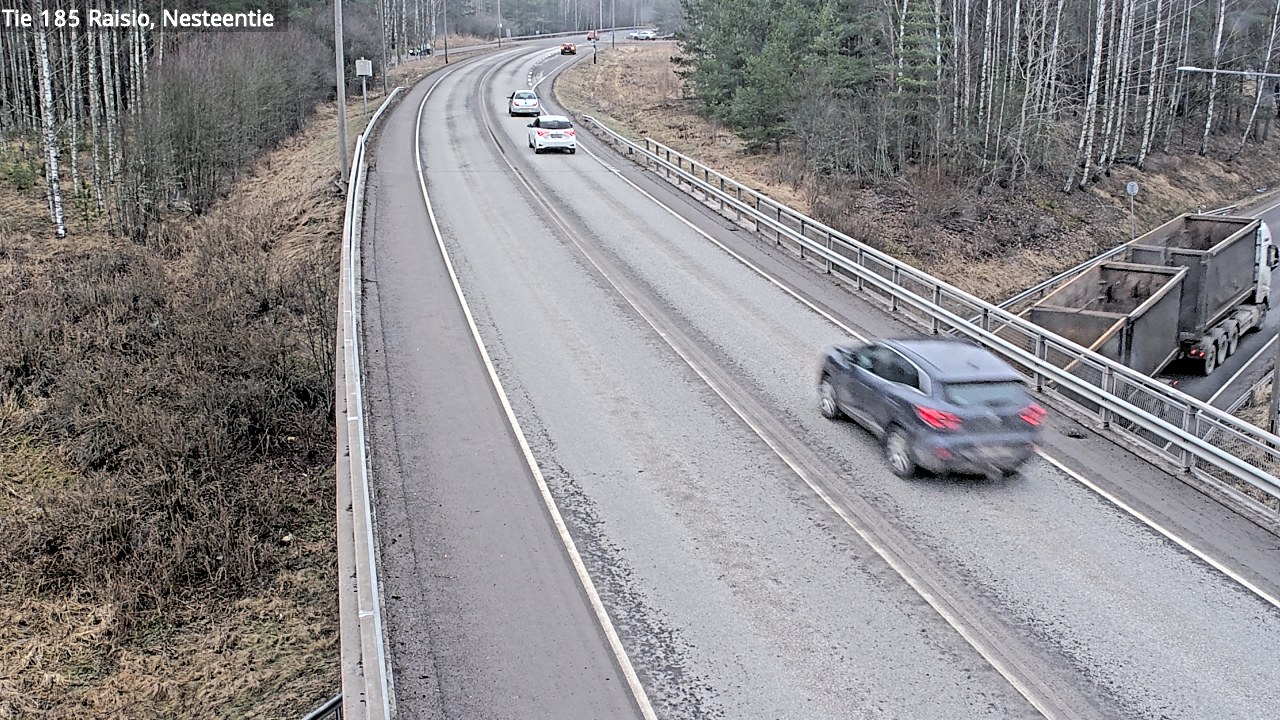Weather Camera Image Väg 185 Raisio, Nesteentie, Raisio, Varsinais-Suomi