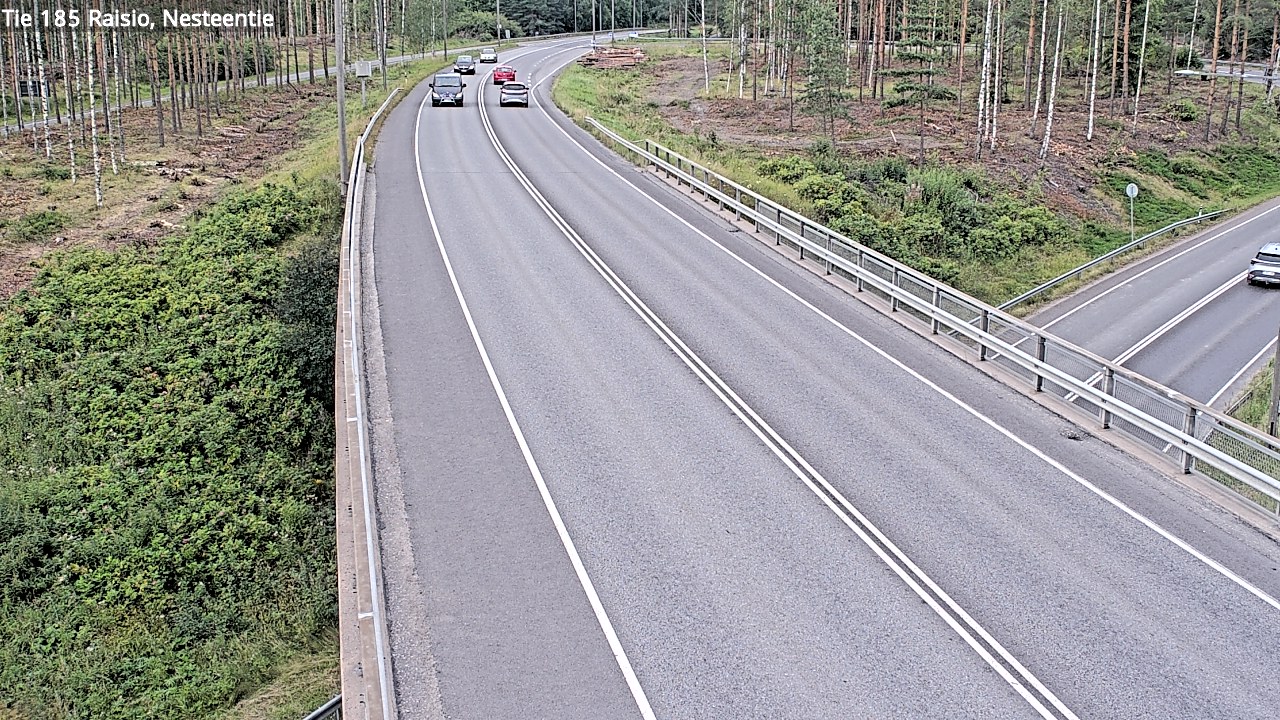 Weather Camera Image Väg 185 Raisio, Nesteentie, Raisio, Varsinais-Suomi