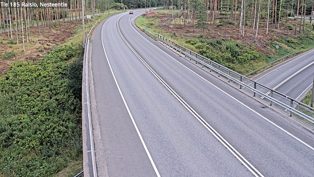 Weather Camera Image Road 185 Raisio, Nesteentie, Raisio, Varsinais-Suomi