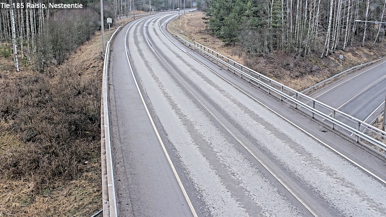 Weather Camera Image Väg 185 Raisio, Nesteentie, Raisio, Varsinais-Suomi