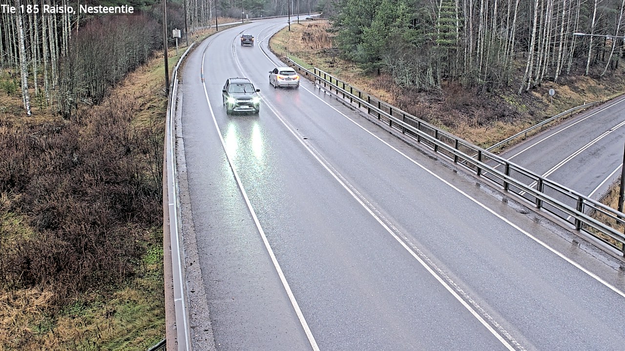 Weather Camera Image Väg 185 Raisio, Nesteentie, Raisio, Varsinais-Suomi