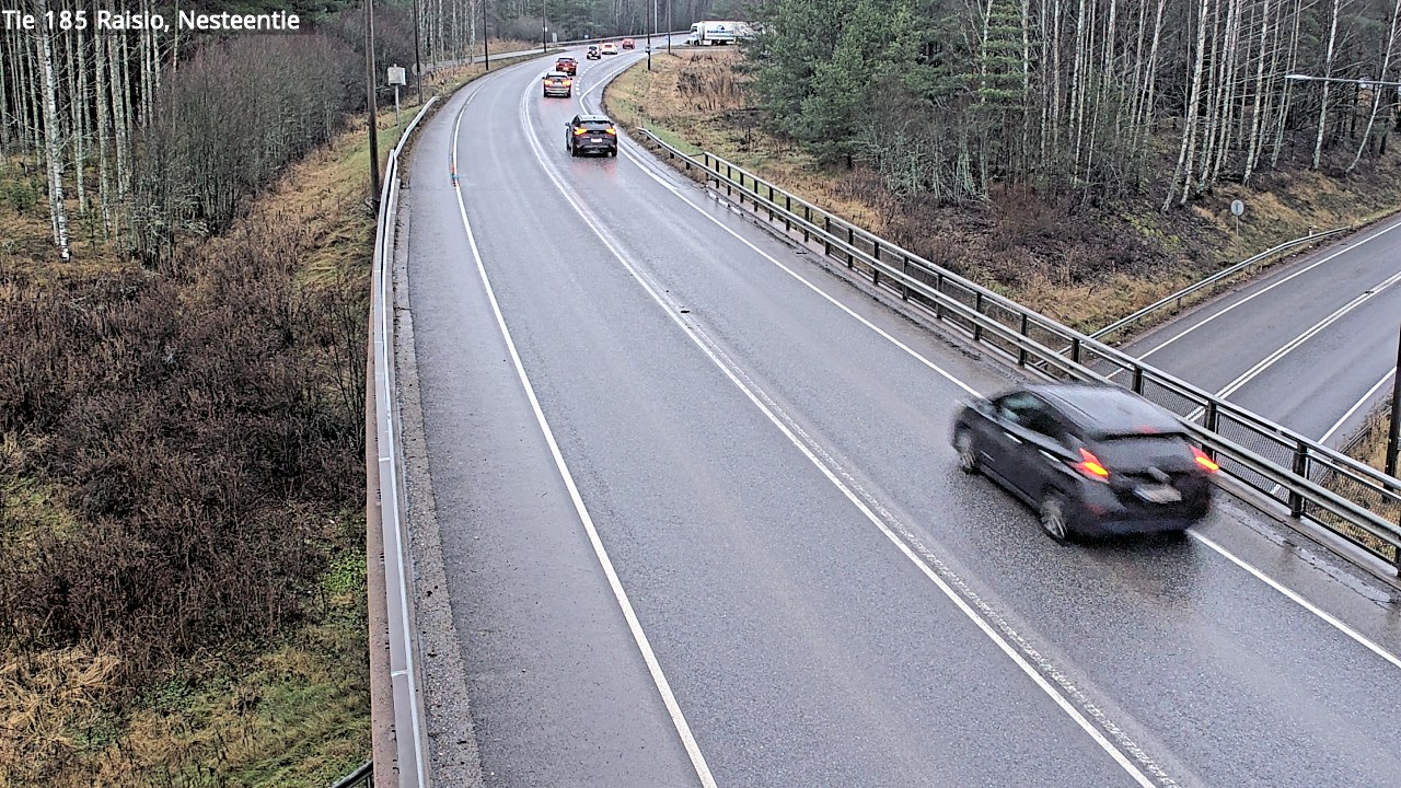 Weather Camera Image Väg 185 Raisio, Nesteentie, Raisio, Varsinais-Suomi