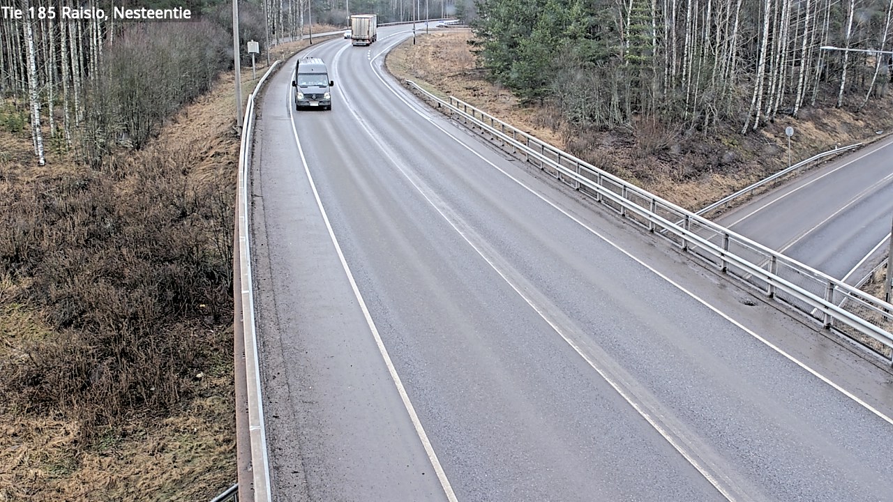 Weather Camera Image Väg 185 Raisio, Nesteentie, Raisio, Varsinais-Suomi