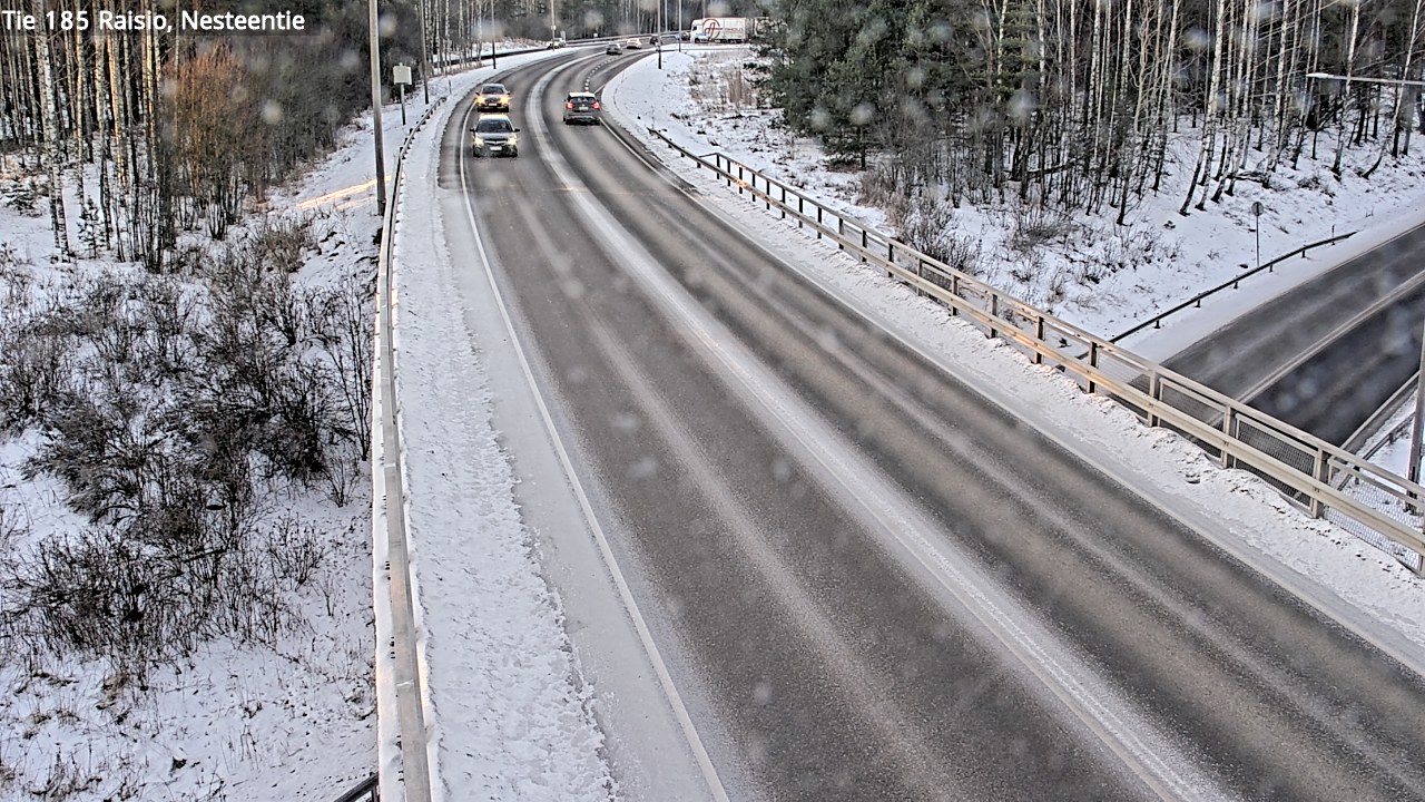 Weather Camera Image Road 185 Raisio, Nesteentie, Raisio, Varsinais-Suomi