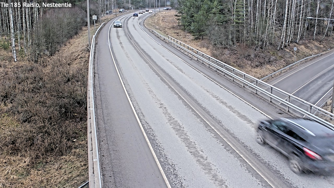 Weather Camera Image Väg 185 Raisio, Nesteentie, Raisio, Varsinais-Suomi
