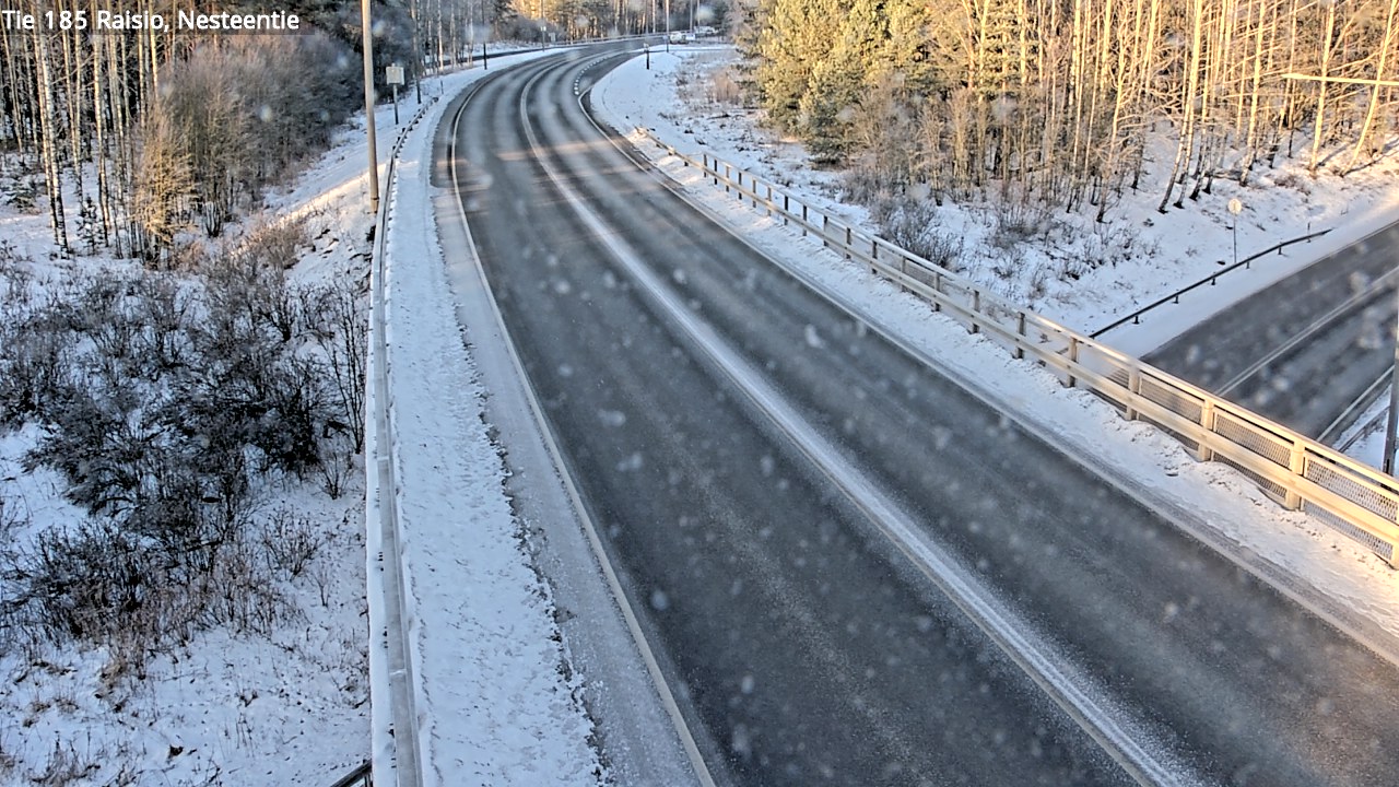Weather Camera Image Väg 185 Raisio, Nesteentie, Raisio, Varsinais-Suomi
