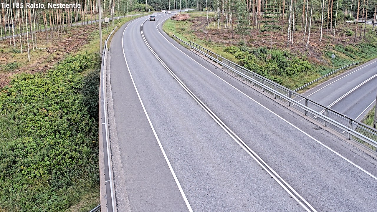 Weather Camera Image Road 185 Raisio, Nesteentie, Raisio, Varsinais-Suomi