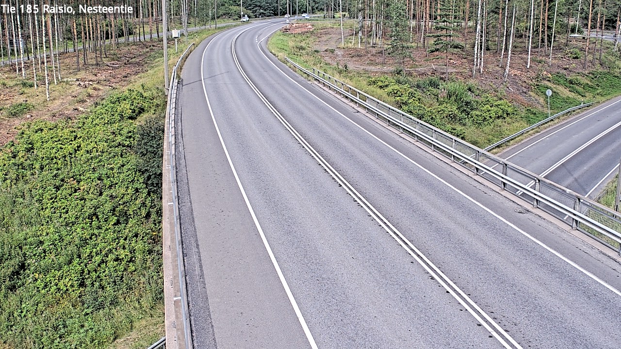 Weather Camera Image Väg 185 Raisio, Nesteentie, Raisio, Varsinais-Suomi