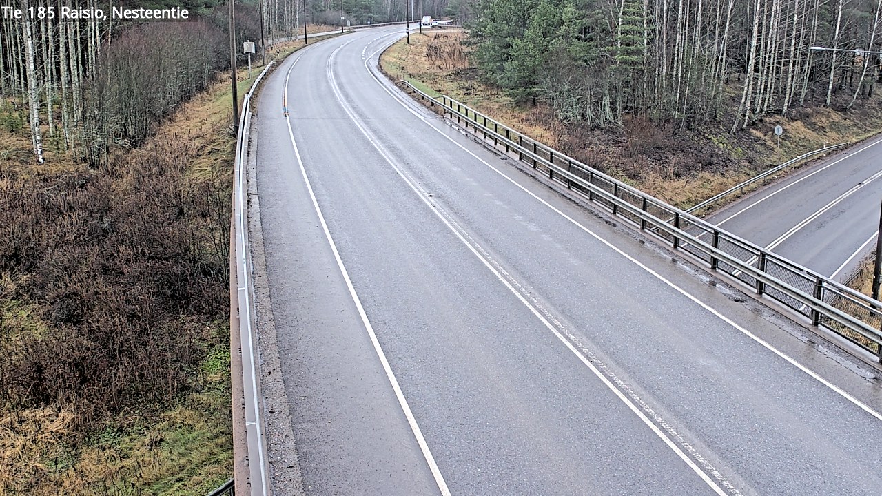 Weather Camera Image Väg 185 Raisio, Nesteentie, Raisio, Varsinais-Suomi