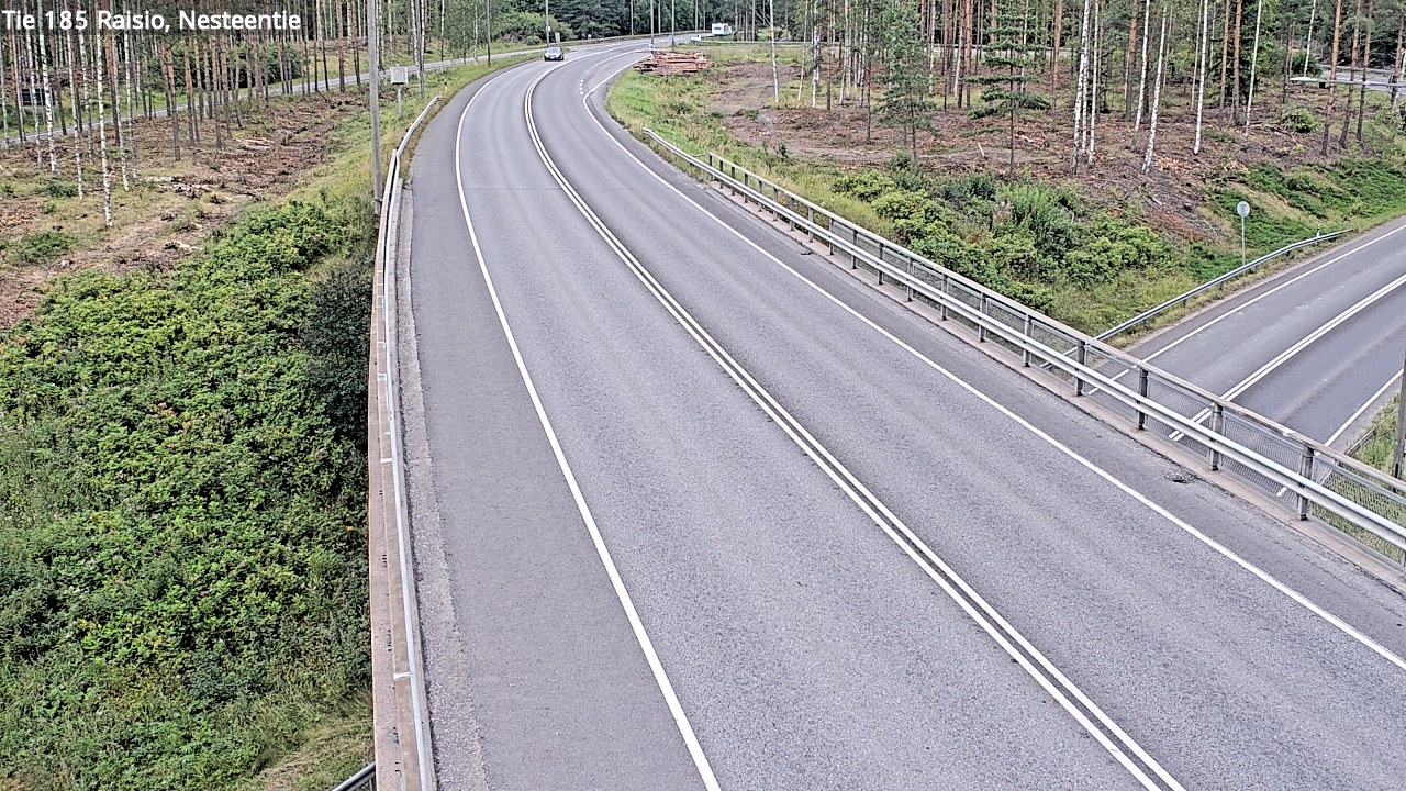Weather Camera Image Väg 185 Raisio, Nesteentie, Raisio, Varsinais-Suomi