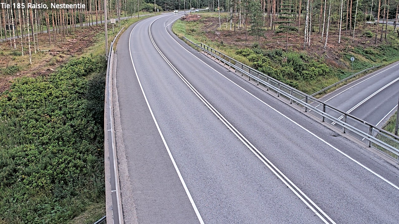 Weather Camera Image Road 185 Raisio, Nesteentie, Raisio, Varsinais-Suomi