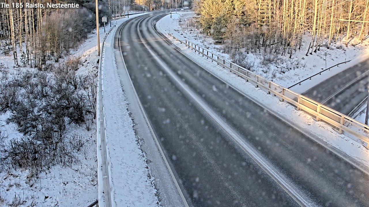 Weather Camera Image Väg 185 Raisio, Nesteentie, Raisio, Varsinais-Suomi