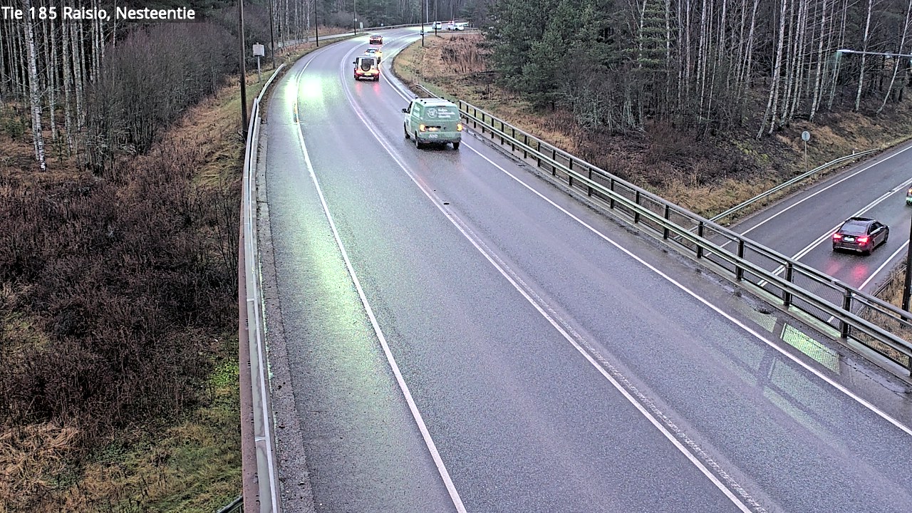 Weather Camera Image Väg 185 Raisio, Nesteentie, Raisio, Varsinais-Suomi