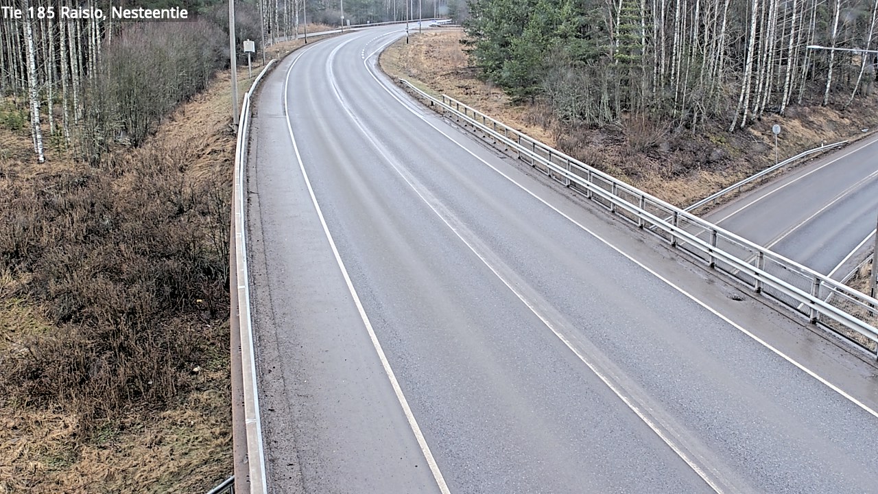 Weather Camera Image Väg 185 Raisio, Nesteentie, Raisio, Varsinais-Suomi