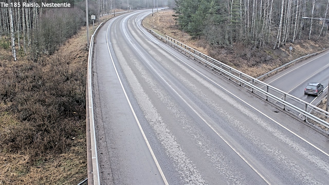 Weather Camera Image Väg 185 Raisio, Nesteentie, Raisio, Varsinais-Suomi