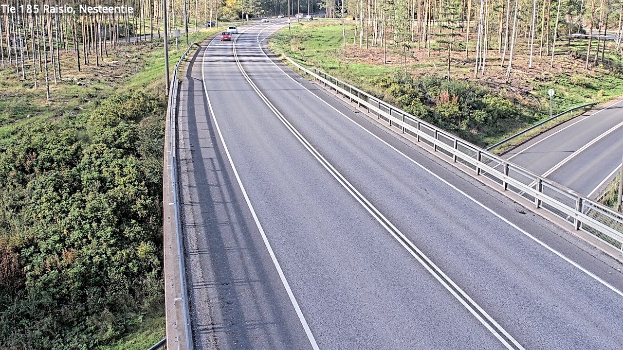 Weather Camera Image Road 185 Raisio, Nesteentie, Raisio, Varsinais-Suomi