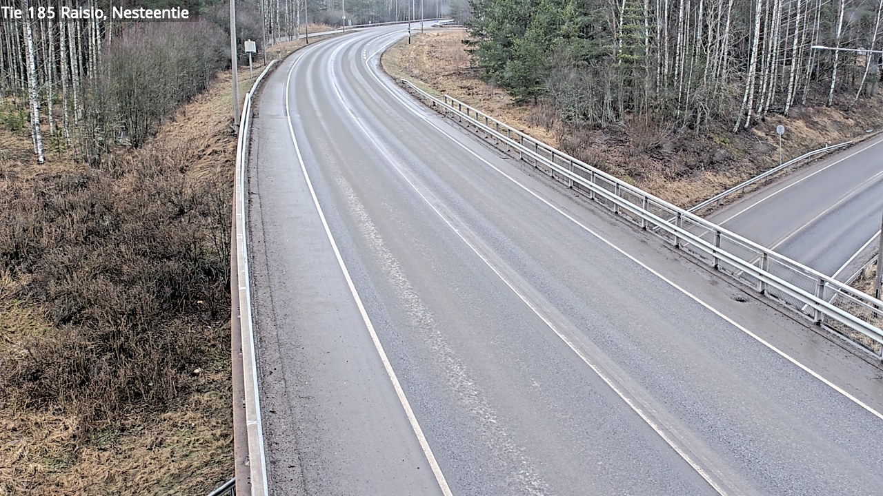 Weather Camera Image Väg 185 Raisio, Nesteentie, Raisio, Varsinais-Suomi