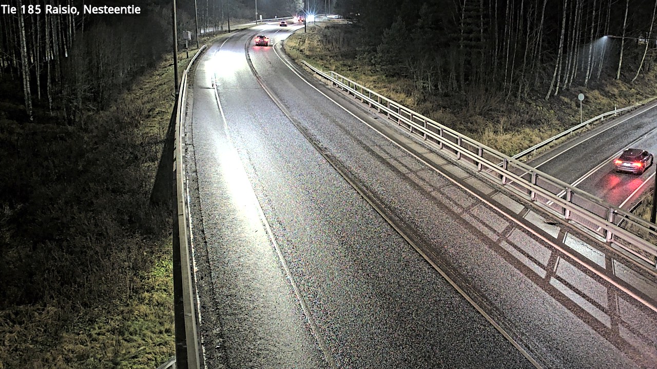 Weather Camera Image Väg 185 Raisio, Nesteentie, Raisio, Varsinais-Suomi