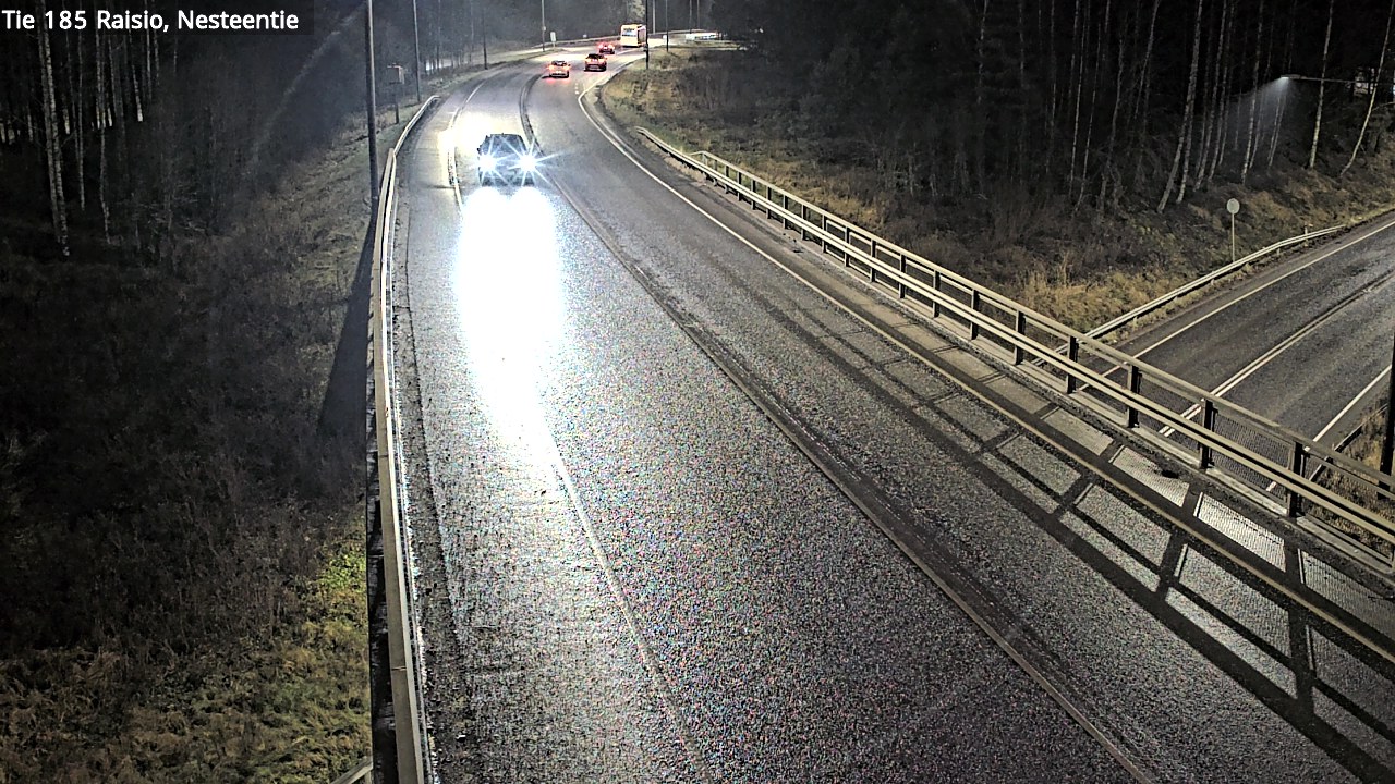 Weather Camera Image Väg 185 Raisio, Nesteentie, Raisio, Varsinais-Suomi