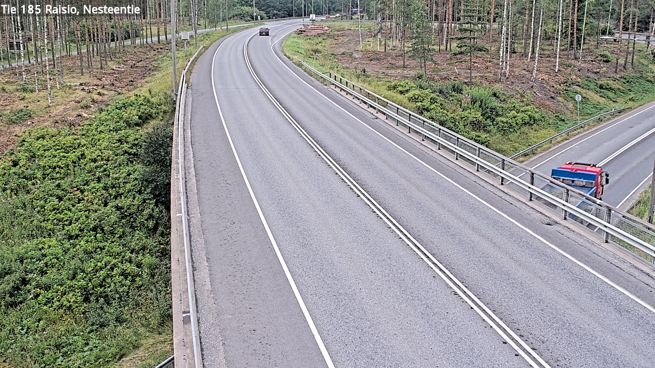 Weather Camera Image Road 185 Raisio, Nesteentie, Raisio, Varsinais-Suomi