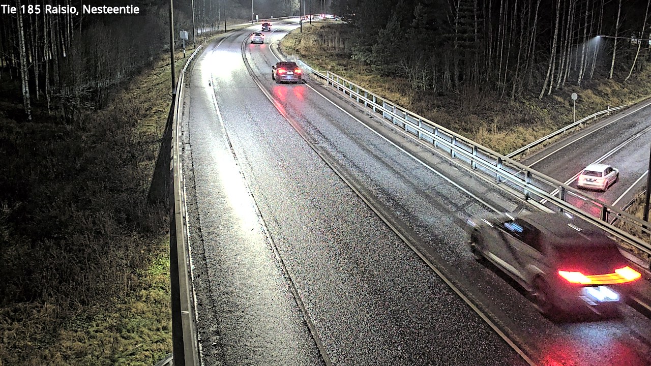 Weather Camera Image Väg 185 Raisio, Nesteentie, Raisio, Varsinais-Suomi