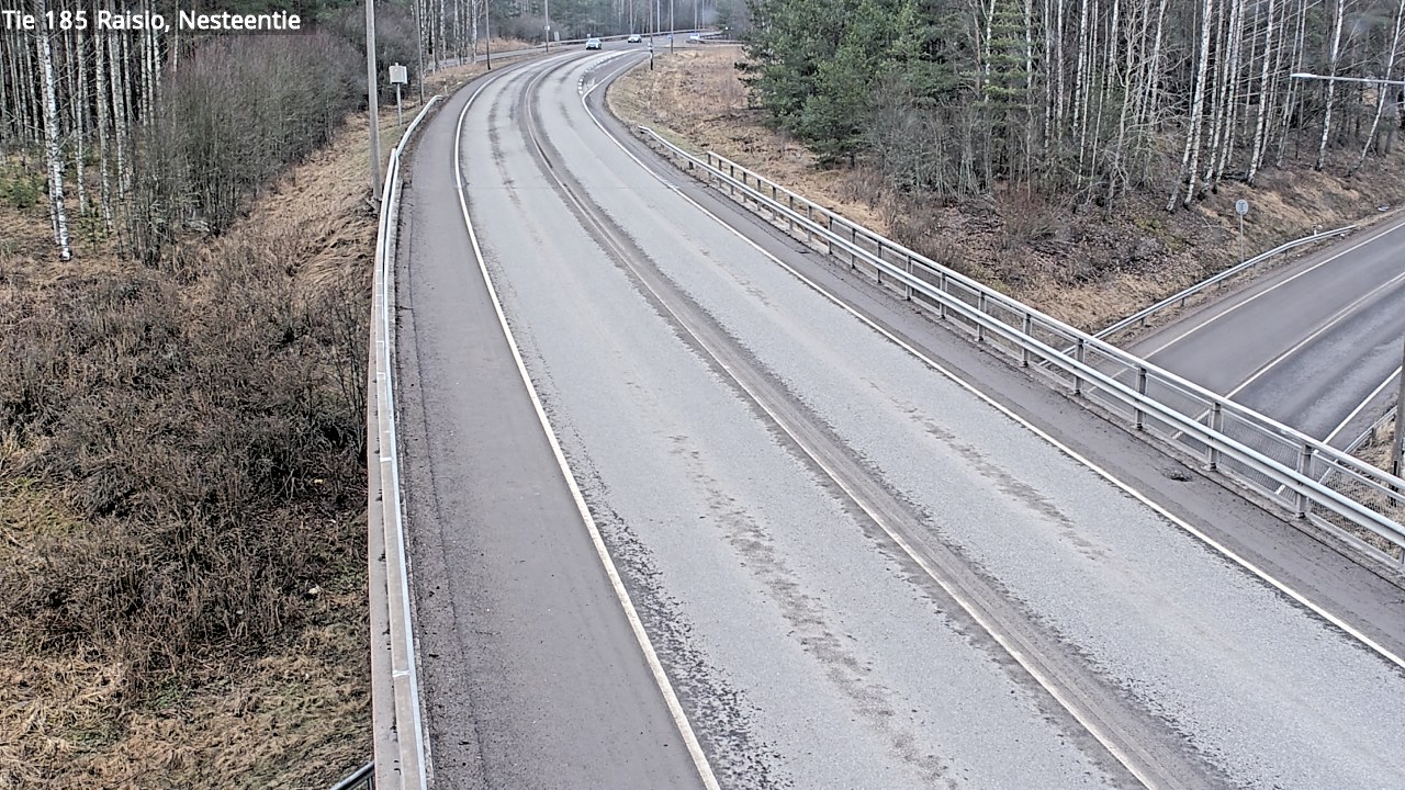 Weather Camera Image Väg 185 Raisio, Nesteentie, Raisio, Varsinais-Suomi