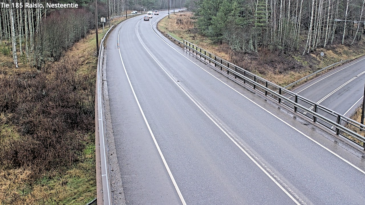 Weather Camera Image Väg 185 Raisio, Nesteentie, Raisio, Varsinais-Suomi