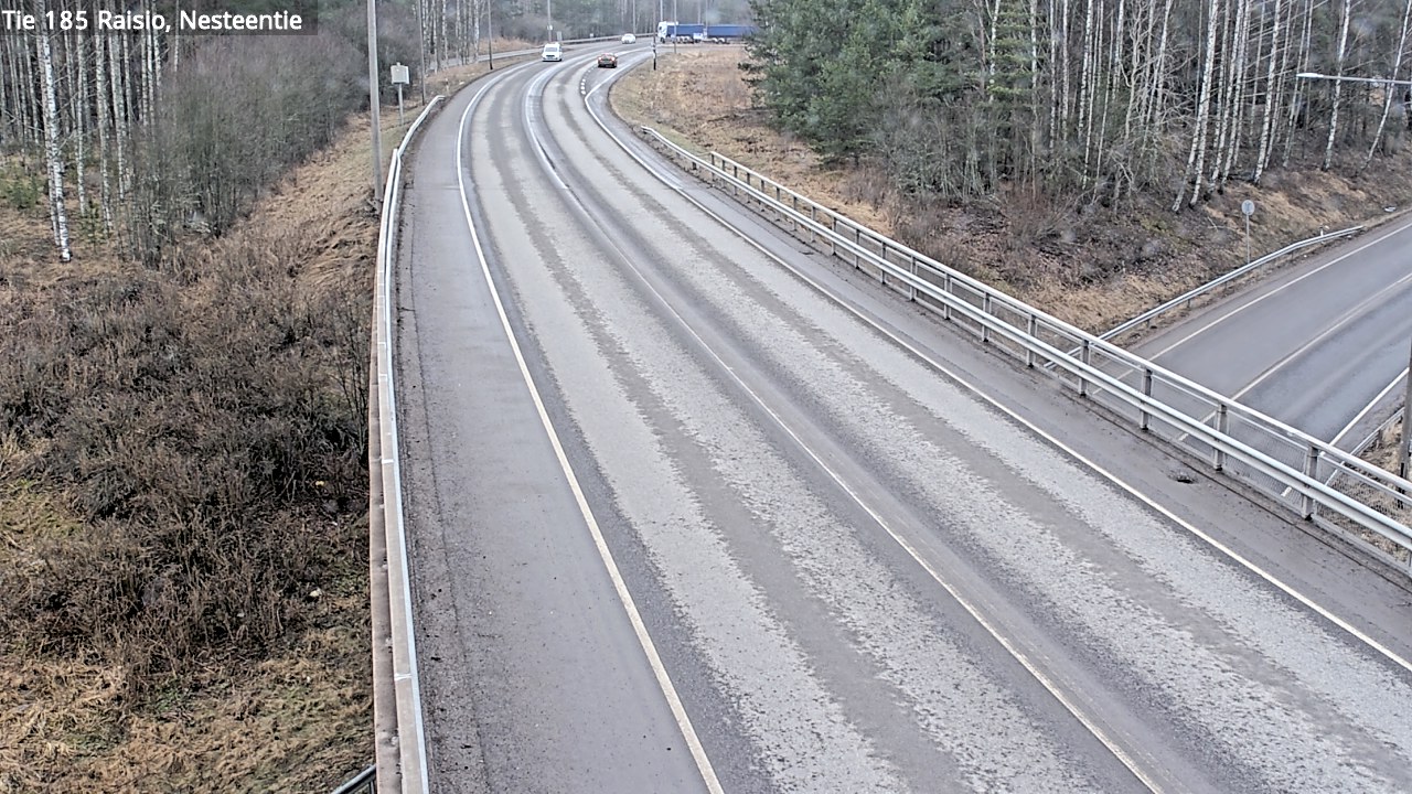 Weather Camera Image Väg 185 Raisio, Nesteentie, Raisio, Varsinais-Suomi