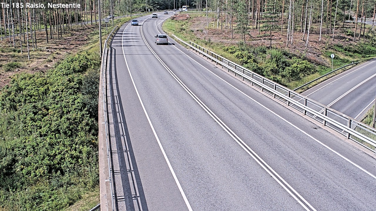 Weather Camera Image Väg 185 Raisio, Nesteentie, Raisio, Varsinais-Suomi