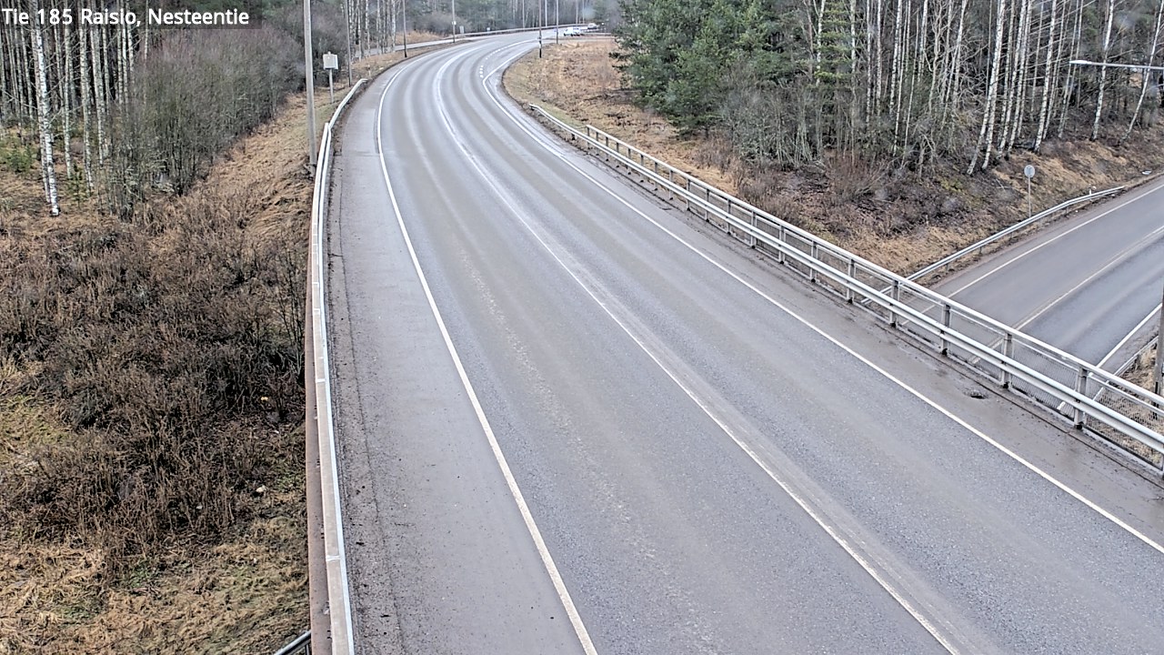 Weather Camera Image Väg 185 Raisio, Nesteentie, Raisio, Varsinais-Suomi