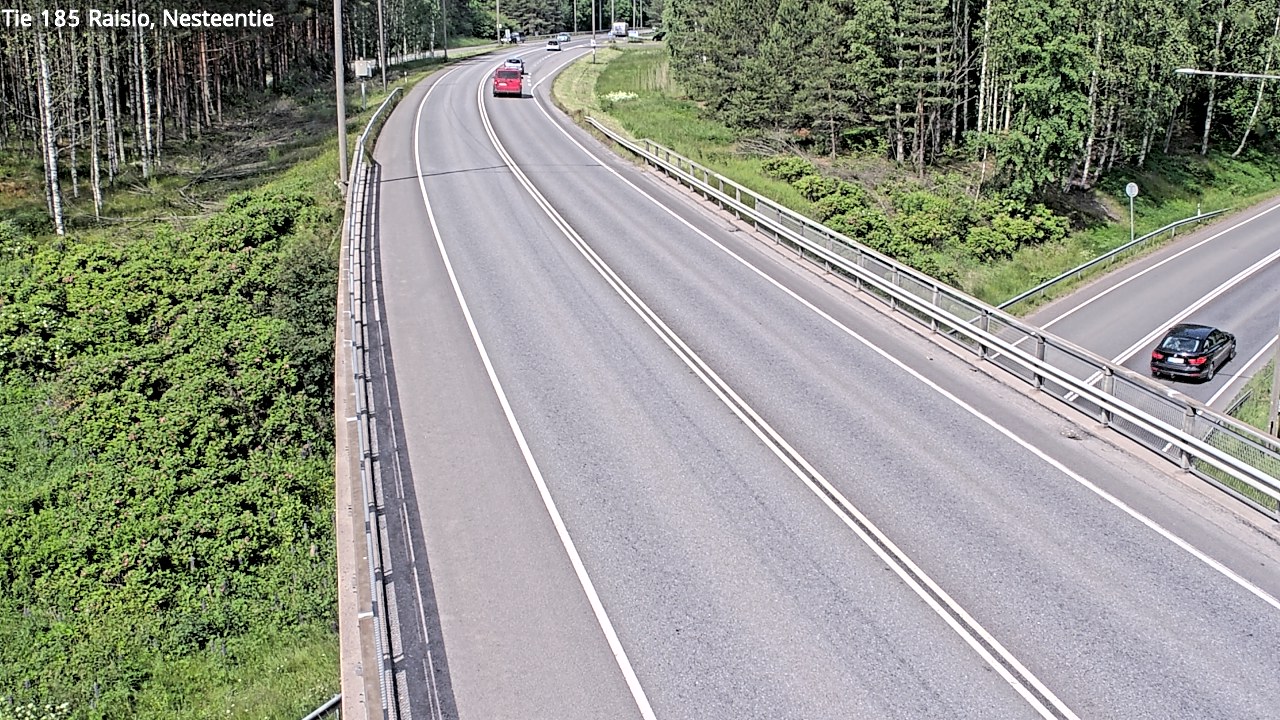 Weather Camera Image Road 185 Raisio, Nesteentie, Raisio, Varsinais-Suomi