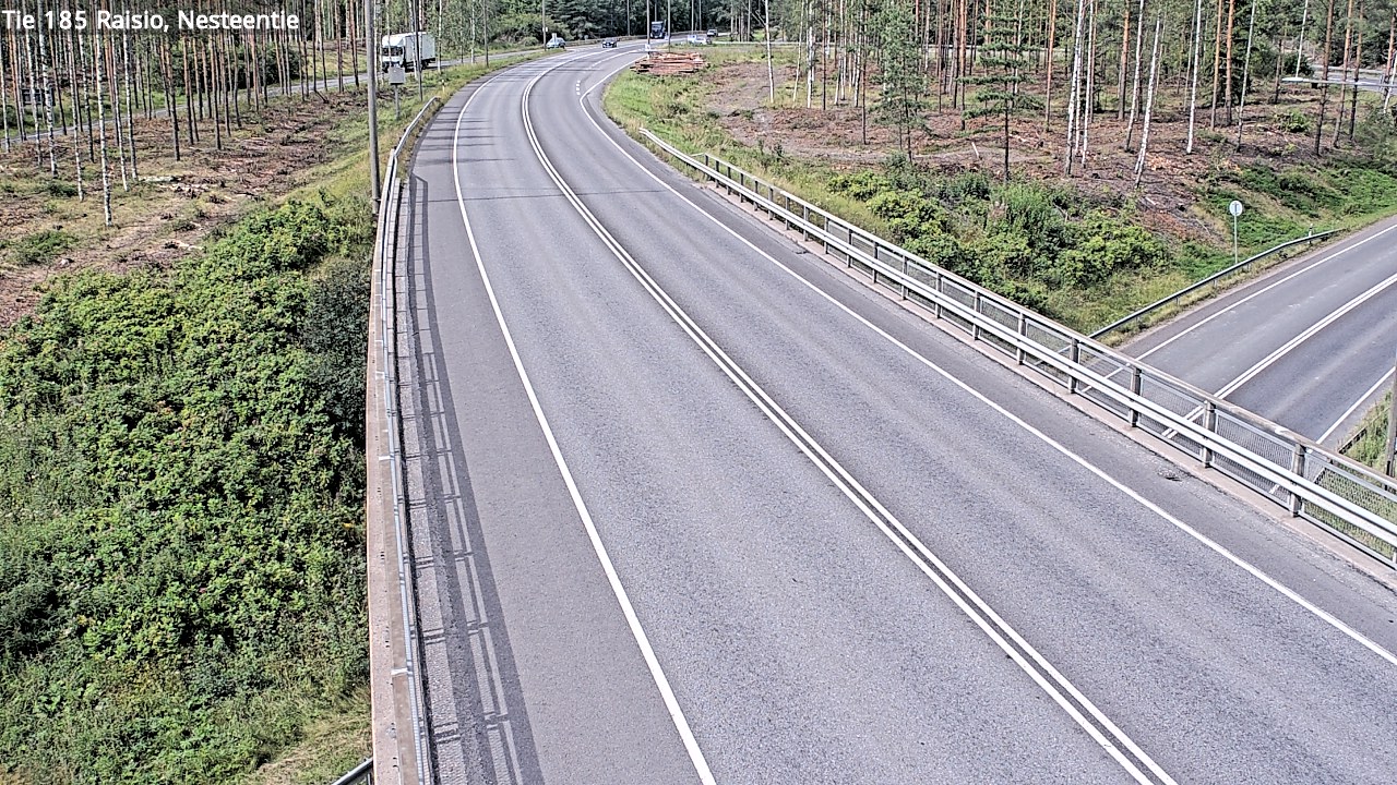 Weather Camera Image Väg 185 Raisio, Nesteentie, Raisio, Varsinais-Suomi