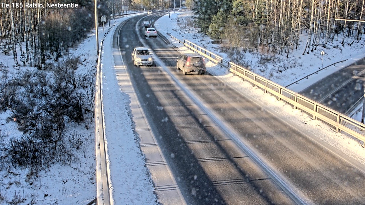 Weather Camera Image Väg 185 Raisio, Nesteentie, Raisio, Varsinais-Suomi