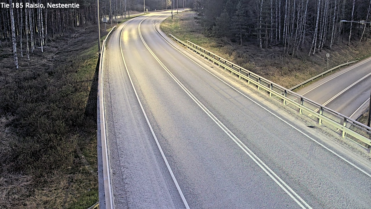 Weather Camera Image Road 185 Raisio, Nesteentie, Raisio, Varsinais-Suomi