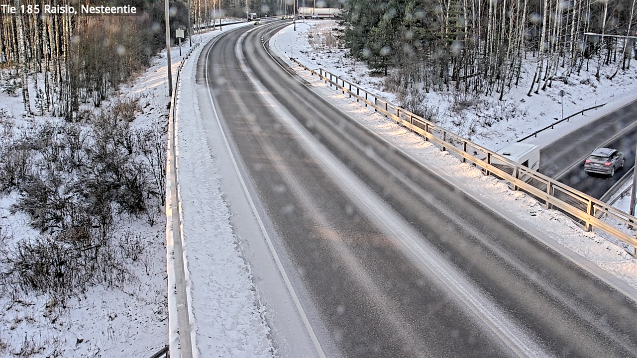 Weather Camera Image Road 185 Raisio, Nesteentie, Raisio, Varsinais-Suomi