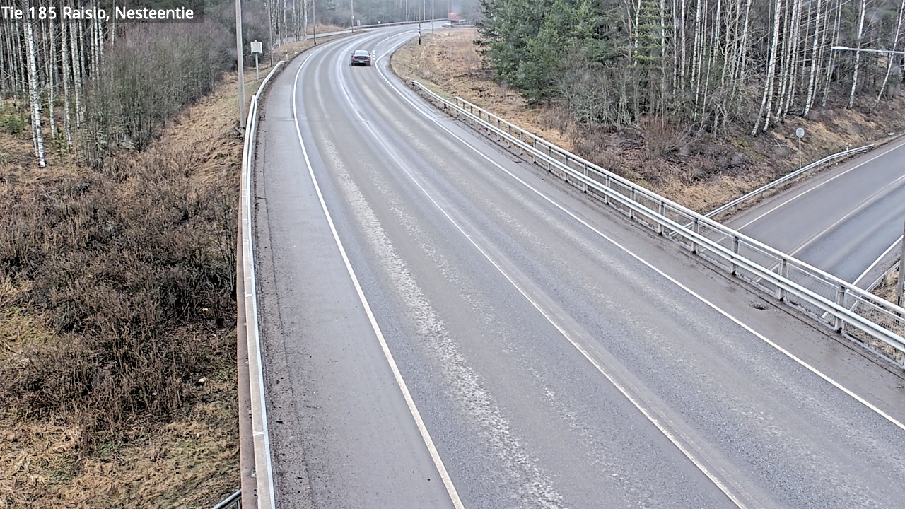 Weather Camera Image Väg 185 Raisio, Nesteentie, Raisio, Varsinais-Suomi