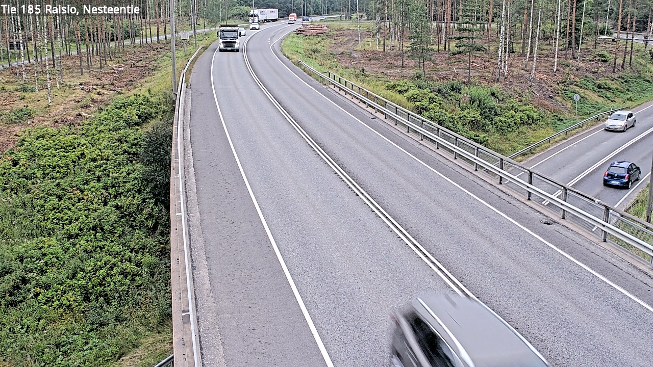 Weather Camera Image Road 185 Raisio, Nesteentie, Raisio, Varsinais-Suomi