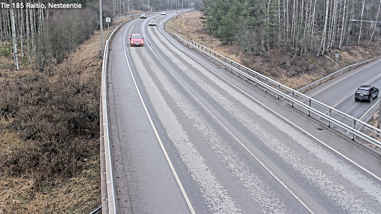Weather Camera Image Väg 185 Raisio, Nesteentie, Raisio, Varsinais-Suomi
