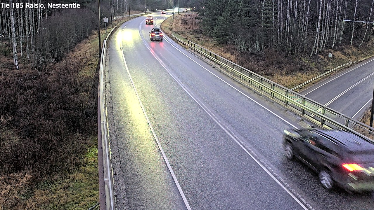 Weather Camera Image Väg 185 Raisio, Nesteentie, Raisio, Varsinais-Suomi