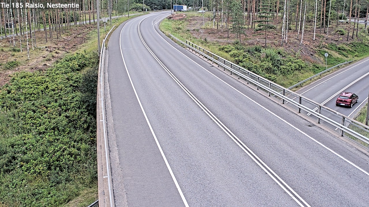 Weather Camera Image Road 185 Raisio, Nesteentie, Raisio, Varsinais-Suomi