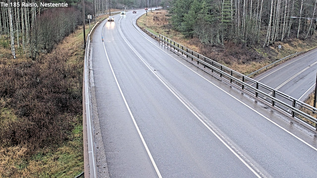 Weather Camera Image Väg 185 Raisio, Nesteentie, Raisio, Varsinais-Suomi