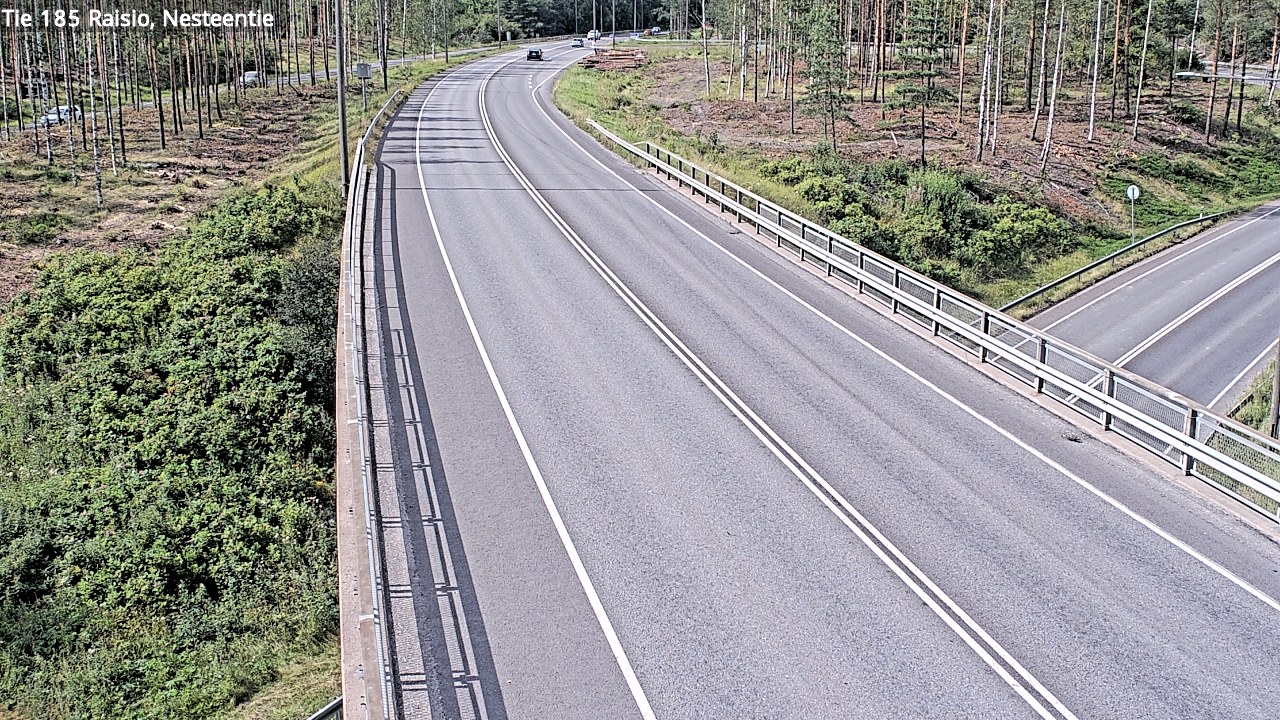 Weather Camera Image Väg 185 Raisio, Nesteentie, Raisio, Varsinais-Suomi